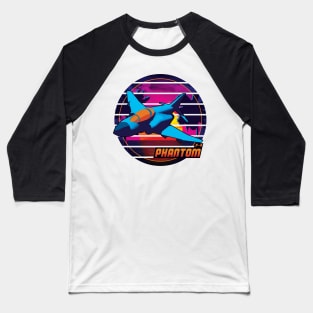 Neon Retro F-4 Phantom Baseball T-Shirt